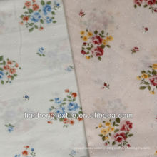Cotton Jacquard Flower Printed Fabric